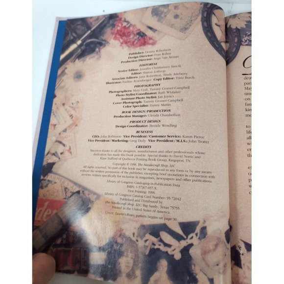 Afghan Traditions ed. "Jennifer" for The Needlecraft Shop ©1996 Crochet Patterns - Picture 4 of 8